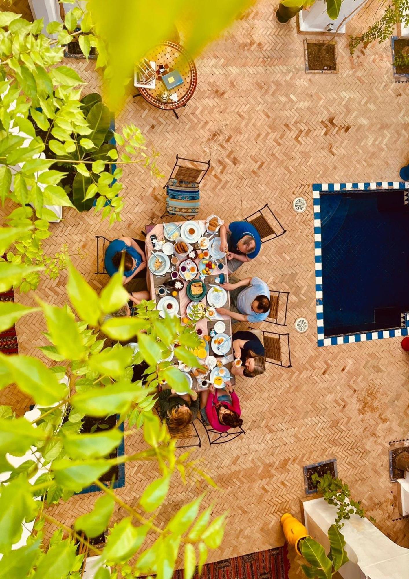 Riad Le Dromadaire Bleu By Weekome Marrakesh Buitenkant foto