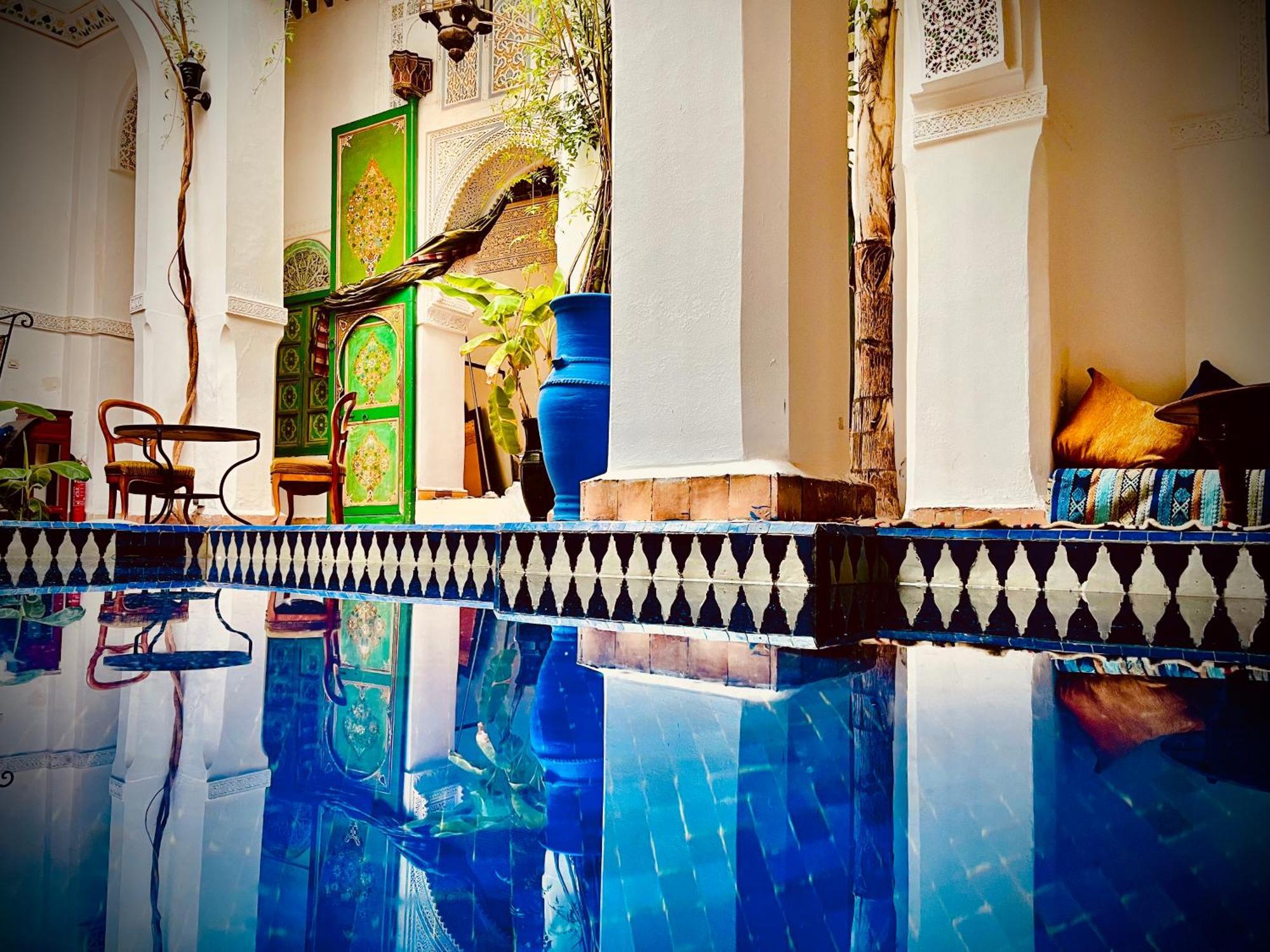 Riad Le Dromadaire Bleu By Weekome Marrakesh Buitenkant foto